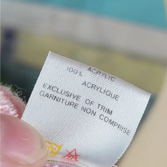 BARBRA SUE vintage baby pink cardigan, floral/pearl embroidery, Made in Thailand - Picture 5 of 7